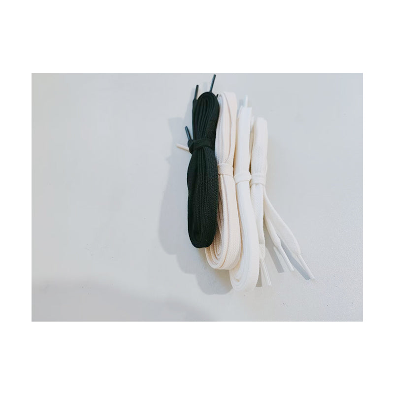HUALIAN  Single color polyester/cotton shoelace