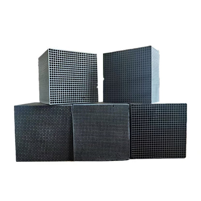HuaJi Honeycomb activated carbon cubes Starting lot size 5 tons(Price please ask customer service)Industrial activated carbon Odor Removal Household