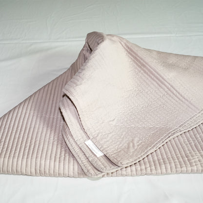 JingWei Brushed Fabric Embroidered Quilted Quilt(Price please ask customer service)Napping Blanket Double-sided