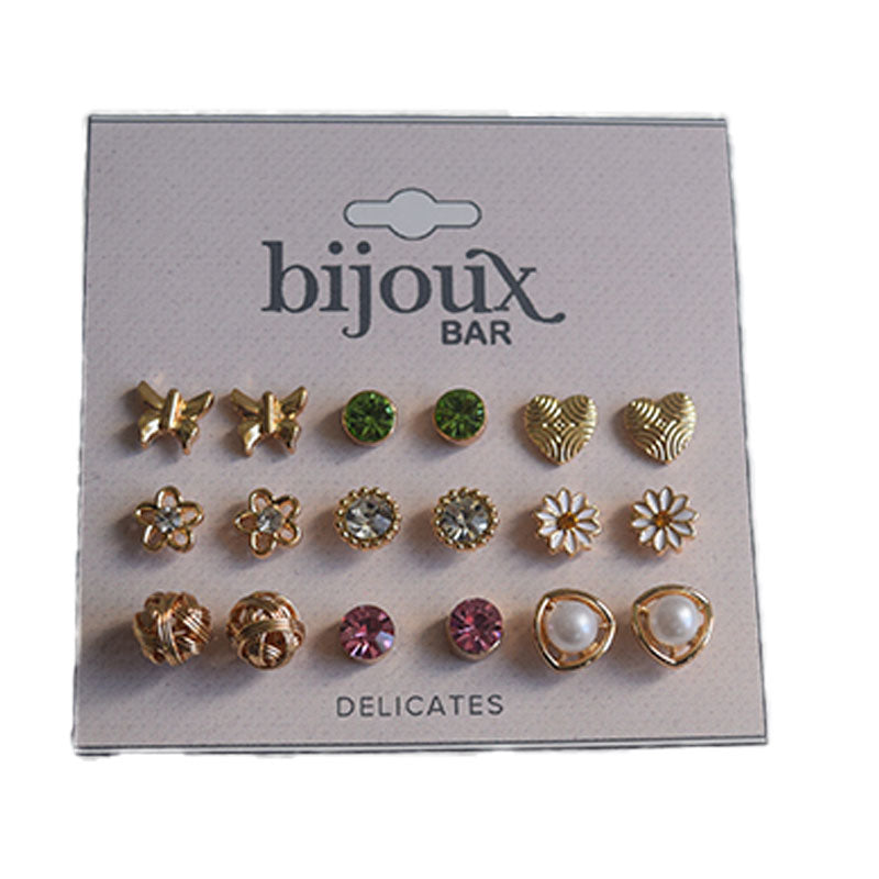 CHUANYANG  Earring set   A new trendy earring set with niche design and high-end feel