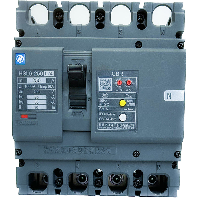 ZHIJIANG  HSM6 Series Plastic Case Circuit Breaker