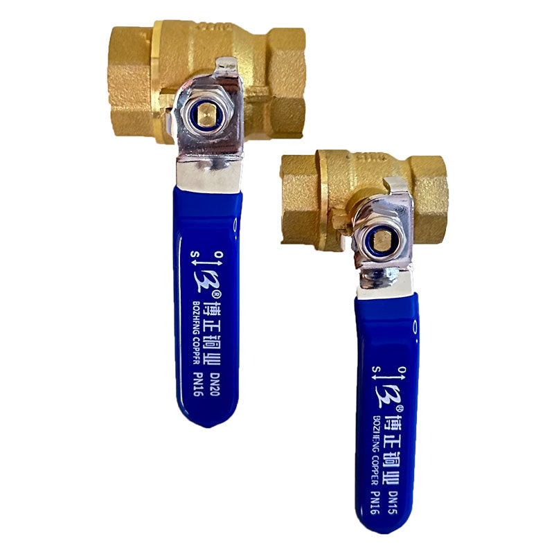 Bozheng 216 brass ball valve 15(Medium)(Price please ask customer service) Thickened copper valve water valve