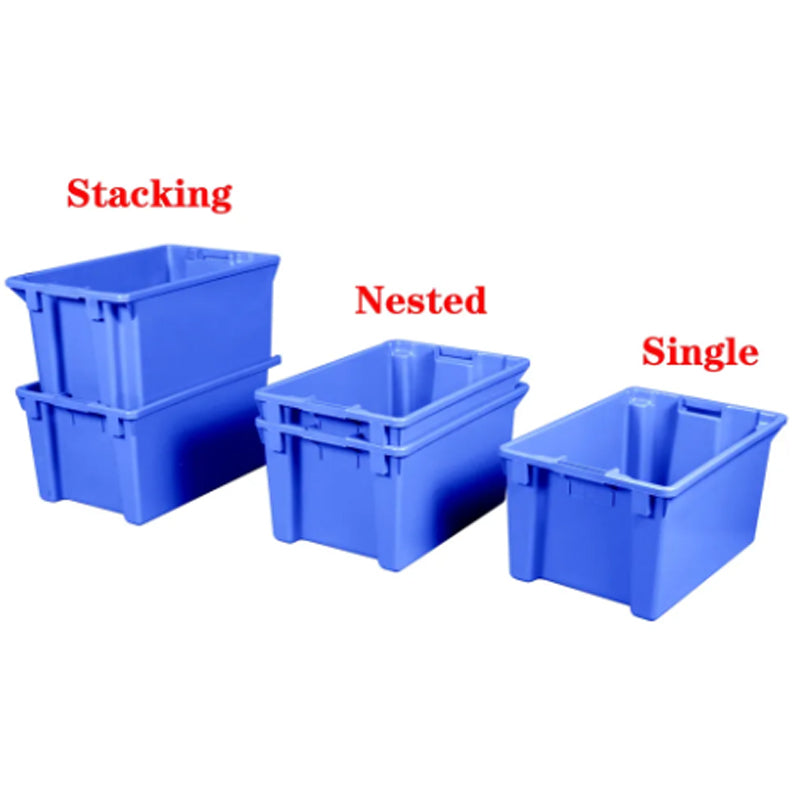 fushida Flip the nested solid box（Starting batch 500）Thickened plastic storage basket Teaching aid basket storage box