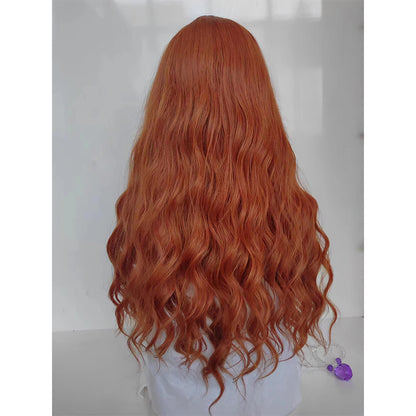 aoxuan Wig woman natural full head set long curly hair fluffy fashion simulation（Starting batch 100）Long curly hair natural full head wig