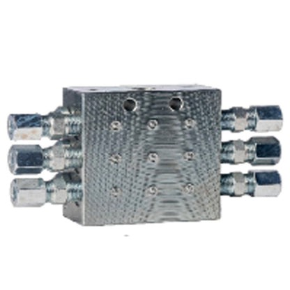 RUNHUA  SSV distributor-SSV-6  6-hole progressive oil distributor assembly grease distribution system accessories for drag pump