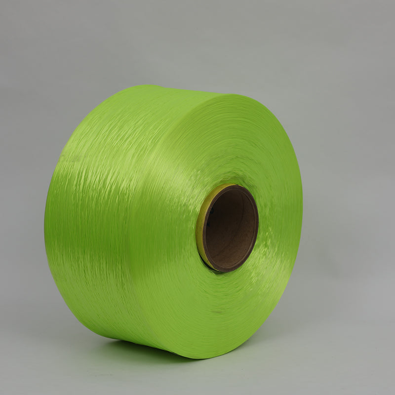 HONGYANGXIN  840D fluorescent green polypropylene yarn  Flame retardant polypropylene waterproof polypropylene