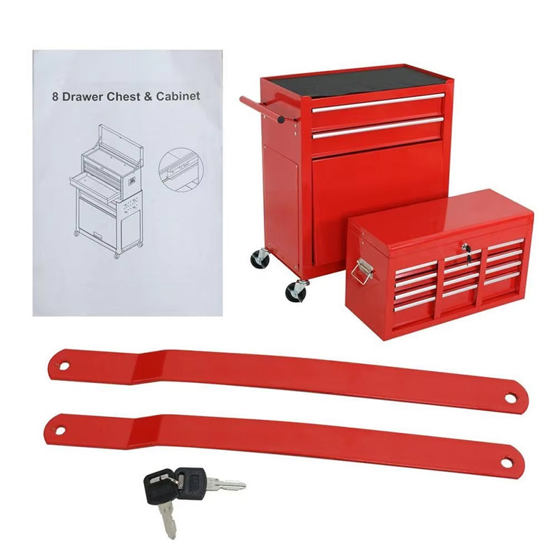 Huitong 220A+B-X(Price please ask customer service)  Car tool cart mobile tool cabinet multi-function drawer