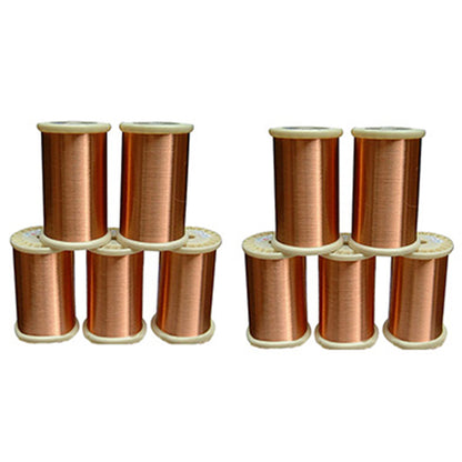 Huitongjiebang Enamelled round copper wire Wire diameter 0.15-2.50mm Starting batch 1 ton(Price please ask customer service) T2 Copper cable Conductive copper cable Bare copper wire