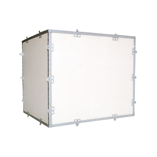 XiongCan Fumigation-free steel belt packing box Fumigation-free wooden box plywood steel belt wooden box thickened removable packaging wooden box logistics turnover wooden box(Price please ask customer service)Steel Strip Packaging Transportation