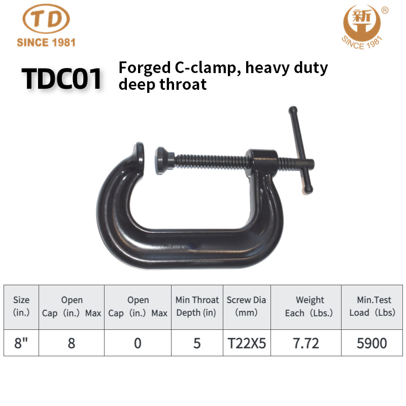 ZHONGTIANDA  Forged C-clamp